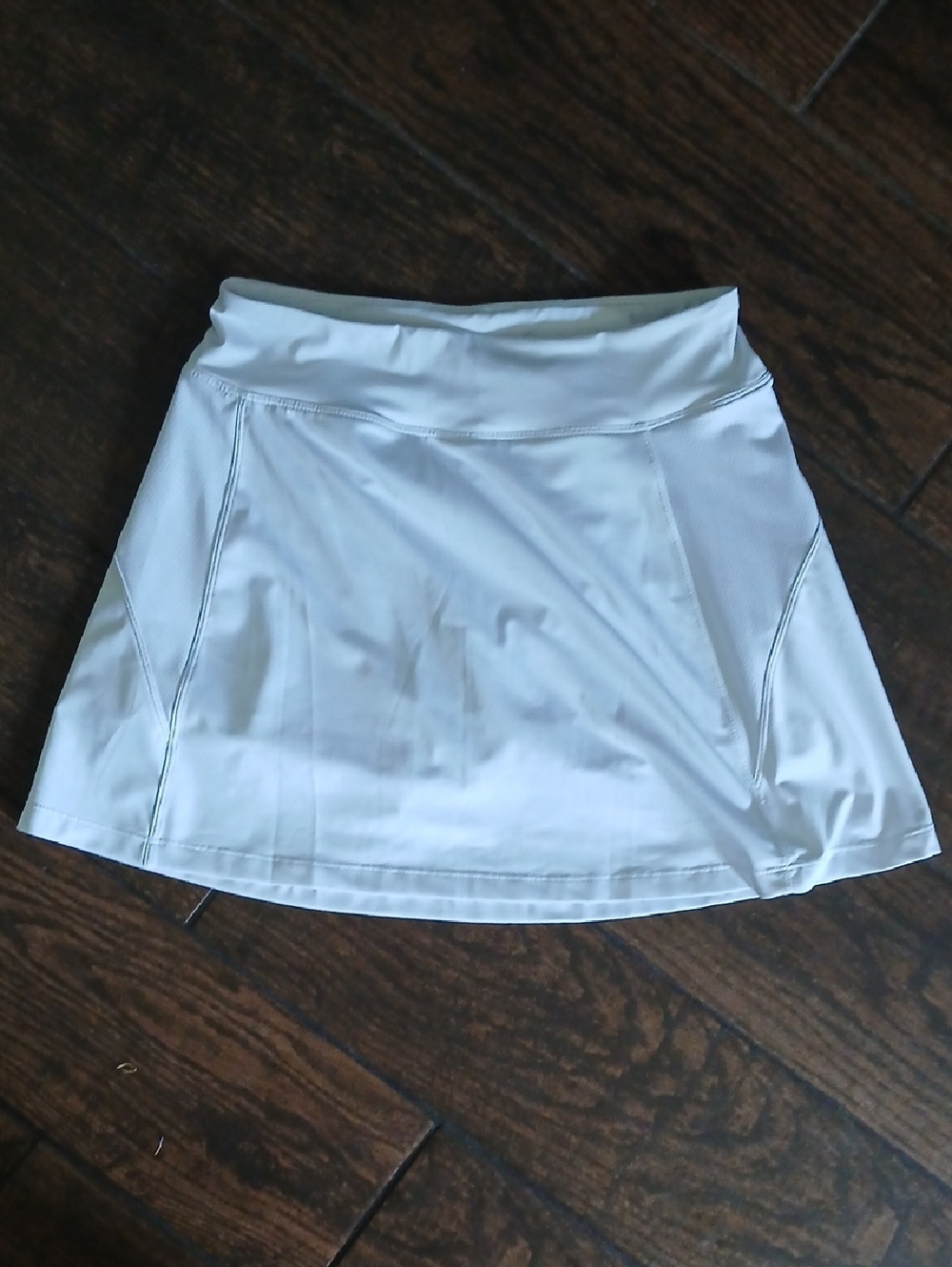 Source Unknown White Circle Skater Athletic Skirt